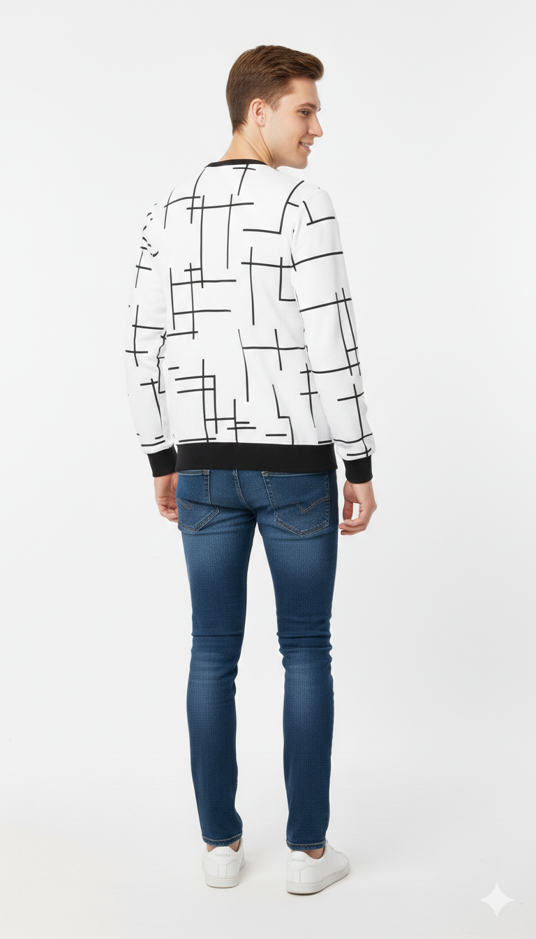Full Sleeve Printed T Shirt