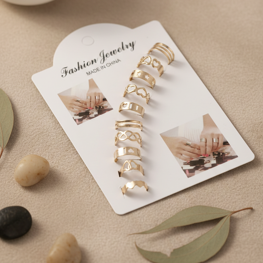 Rings Set for Women & Girls