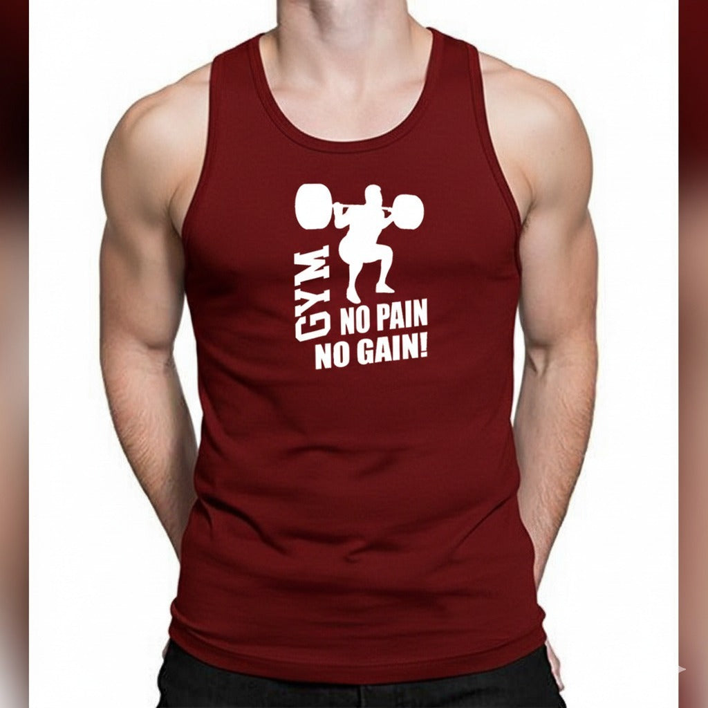 Tank Top Pure Cotton Sleeveless Sando Summer Workout Vest