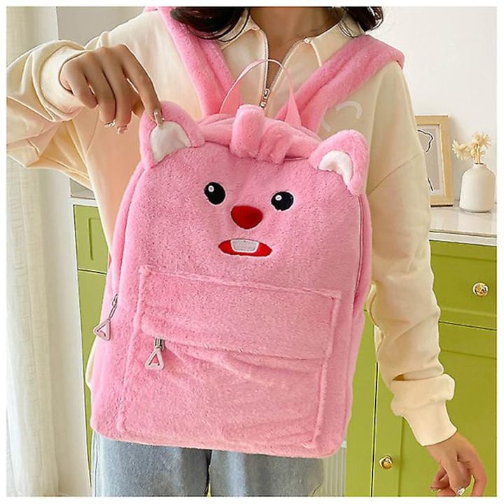 Fluffy School Bag