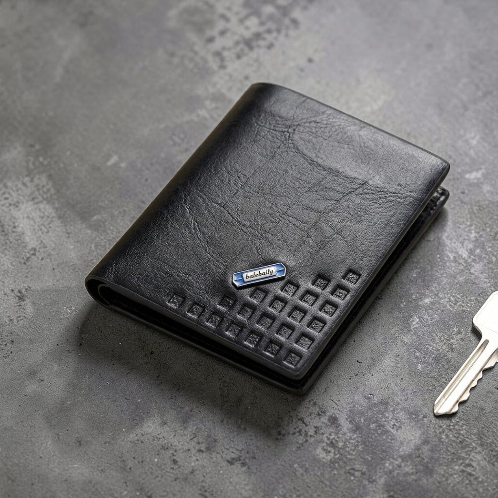 Balebaily Square Pattern Bifold Wallet