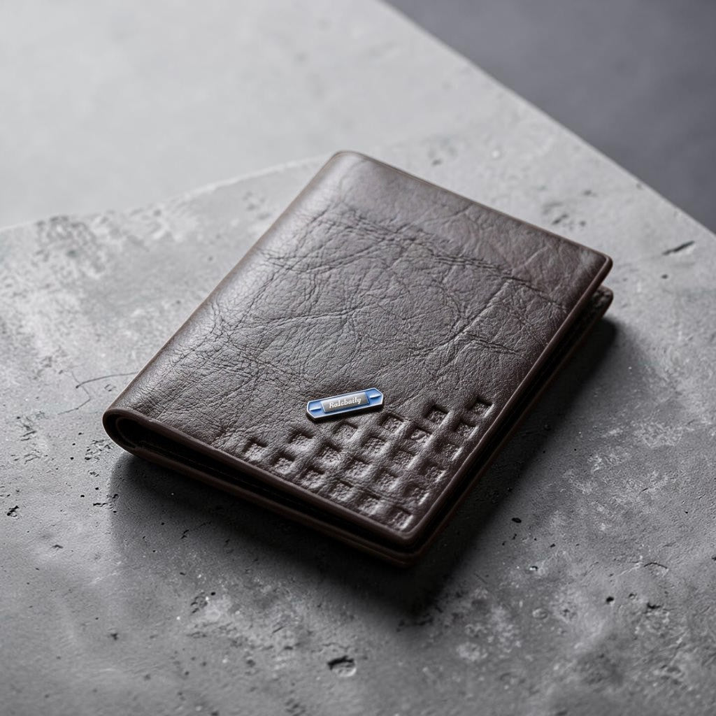 Balebaily Square Pattern Bifold Wallet