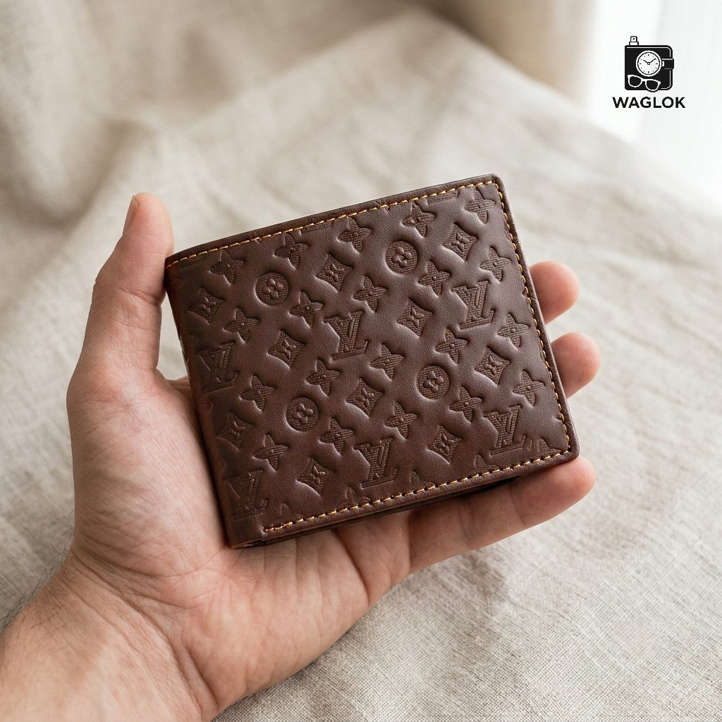 Men's Genuine Leather Bifold Wallet