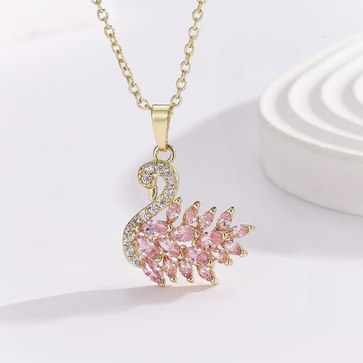Swan Zircon Necklace