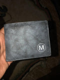 M Men's Premium Leather Wallet