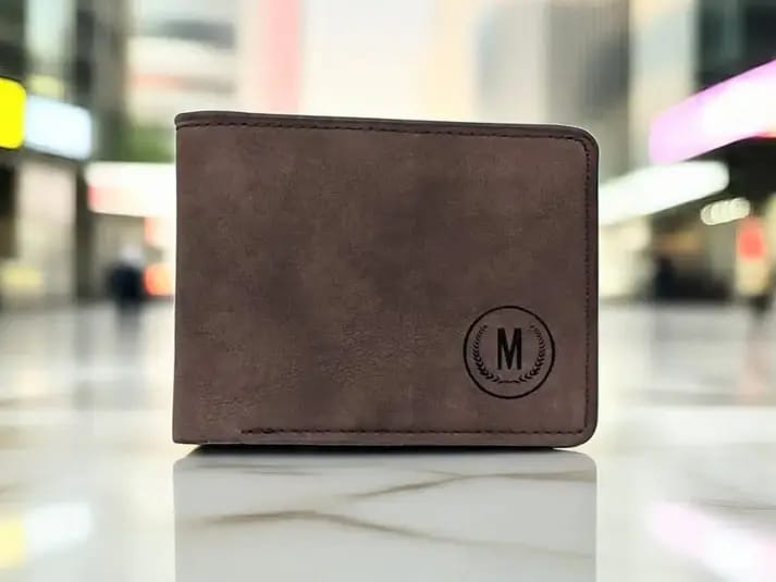 M Men's Premium Leather Wallet