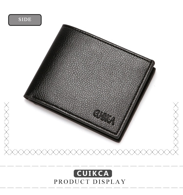 Branded Wallet For Men Black And Brown Premium Leather