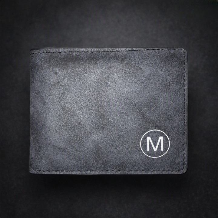 M Men's Premium Leather Wallet