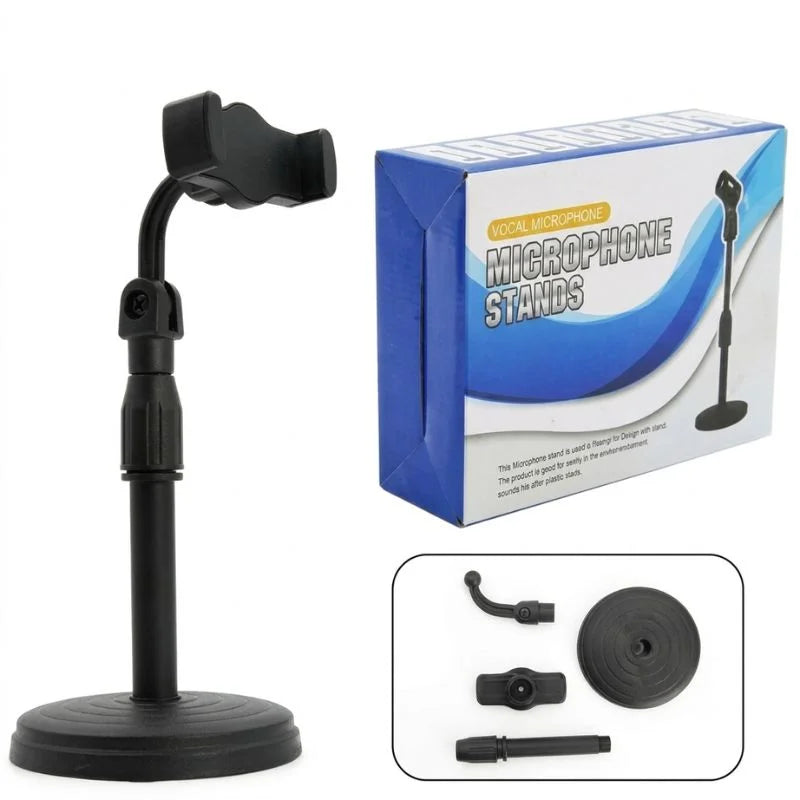 Phone Stand with Flexible Gooseneck Arm