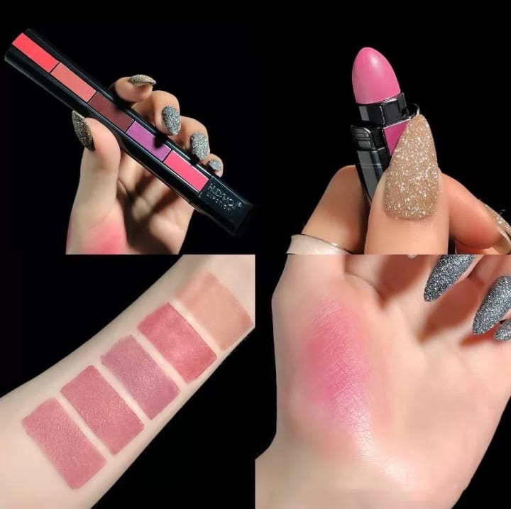 5 in 1 Lipstick Pen Huda Beauty Nude Shades - shade 01
