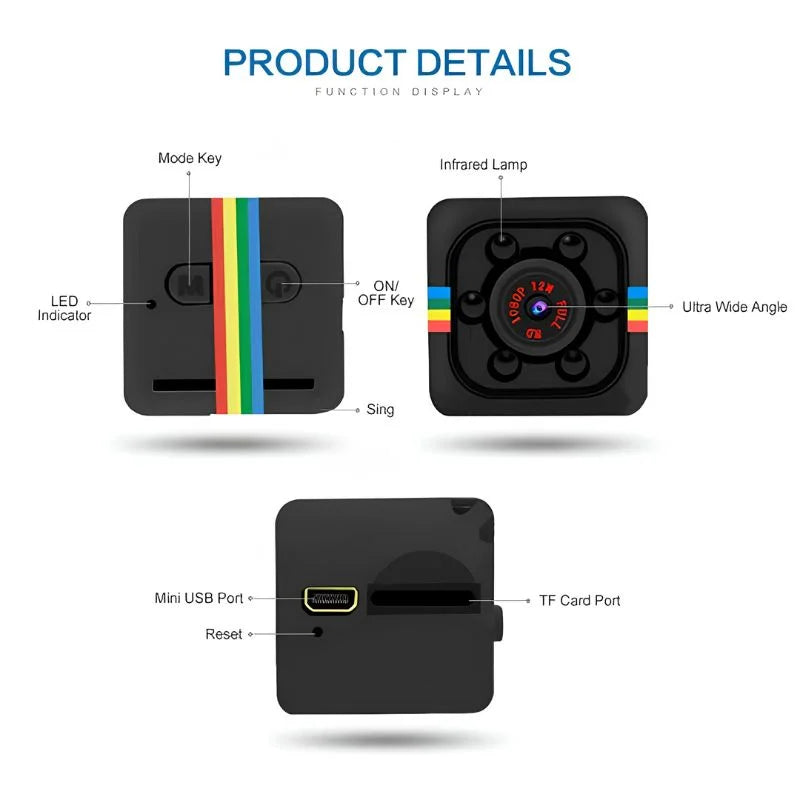 Mini Camera HD 1080P