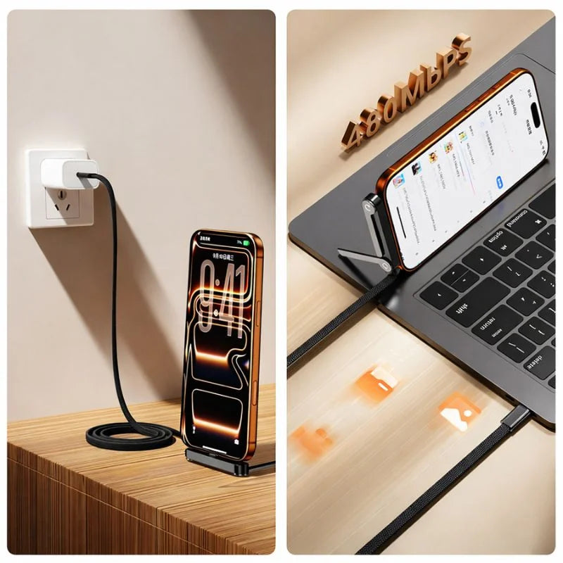 2-in-1 Braided Data Cable