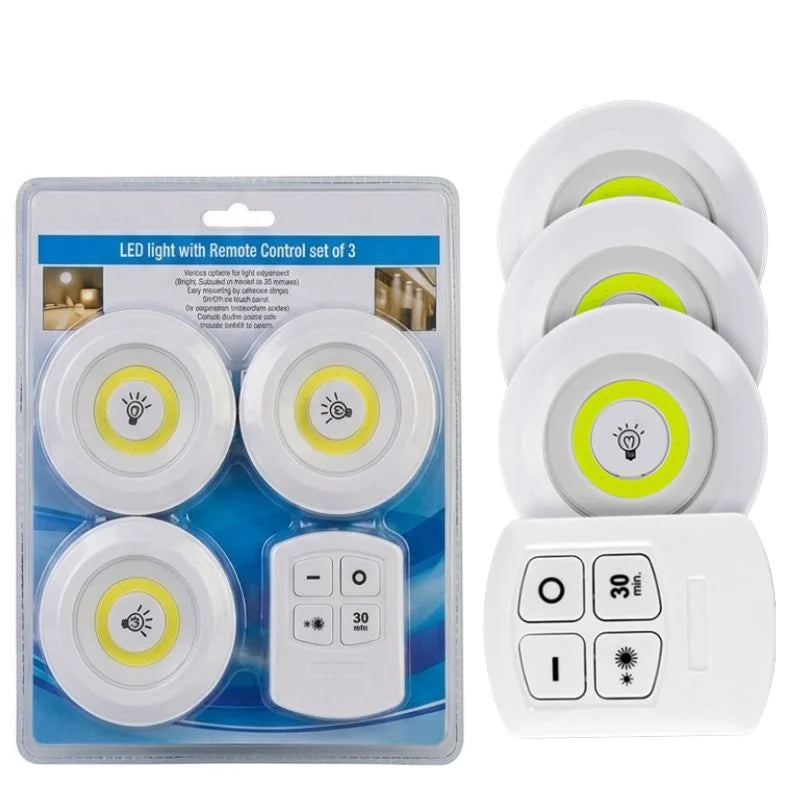 LED Remote Control Tap Lights