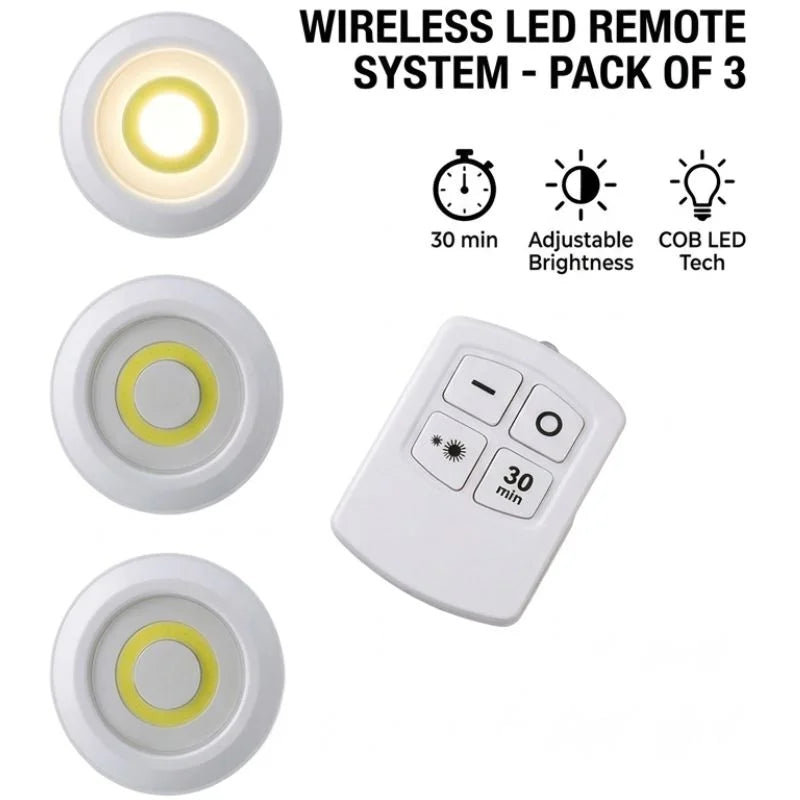 LED Remote Control Tap Lights