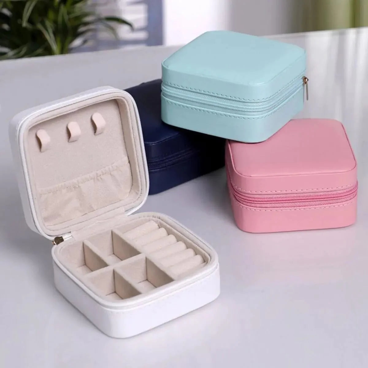 Jewelry Storage Box leather