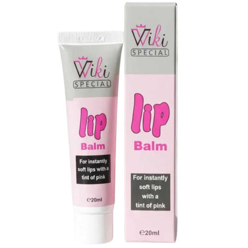 Moisturizing pink tint lip balm