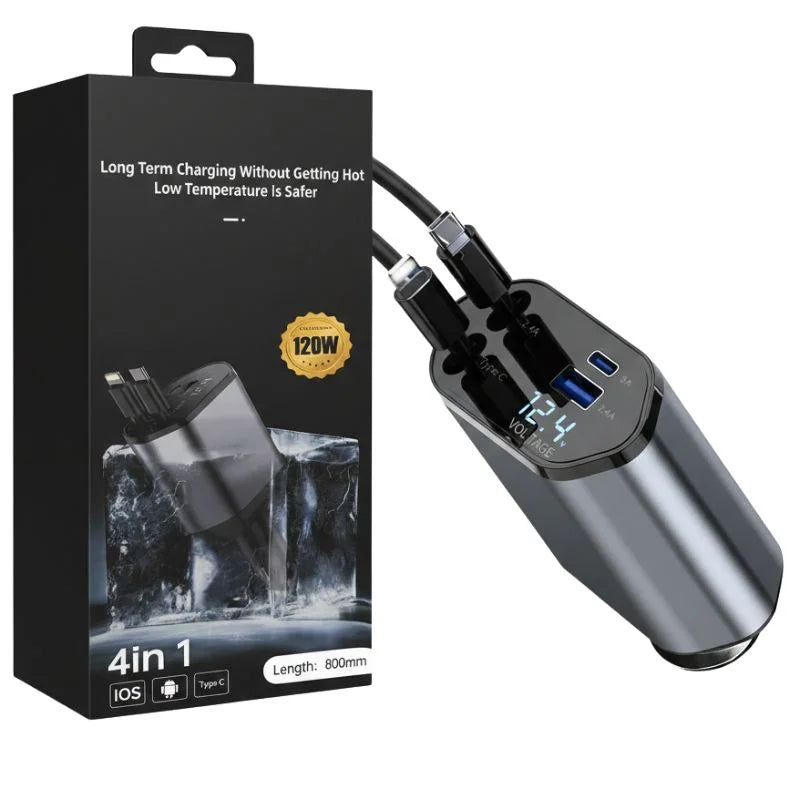 Fast charging car adapter