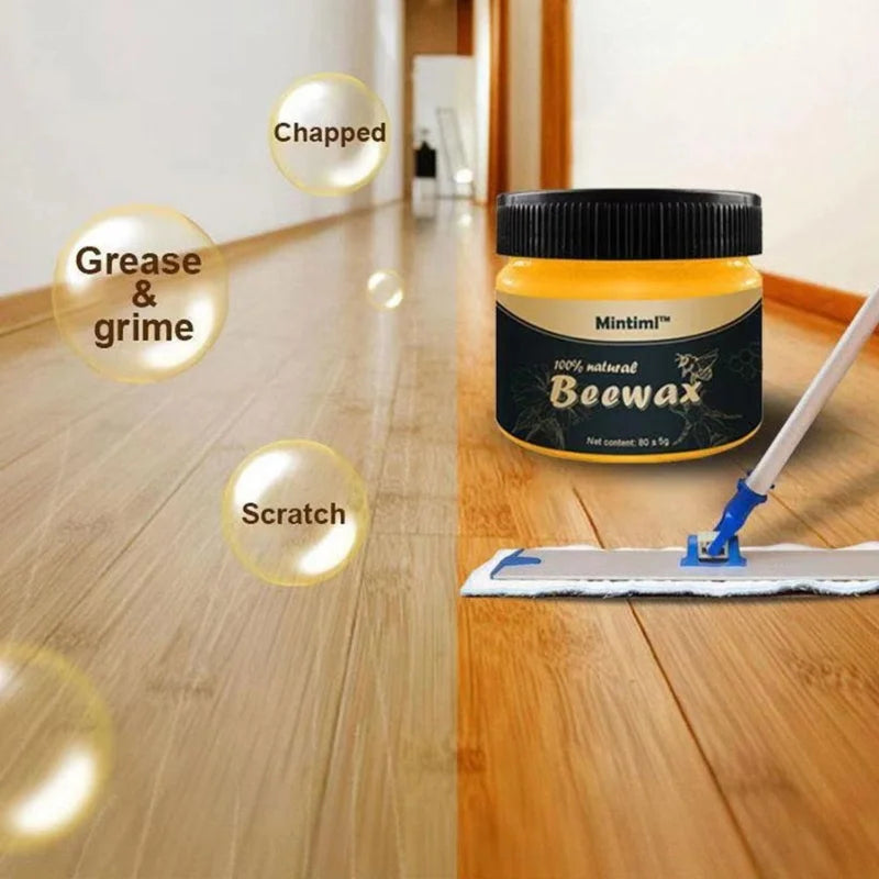 Natural polish for restoring wooden furniture