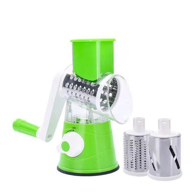 Manual vegetable slicer grater