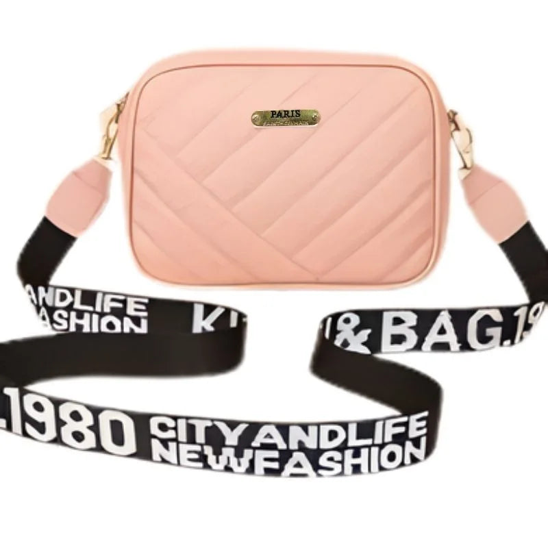 Trendy durable leather shoulder bag