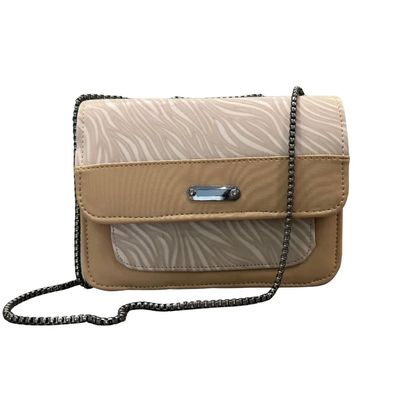 Elegant faux leather shoulder bag