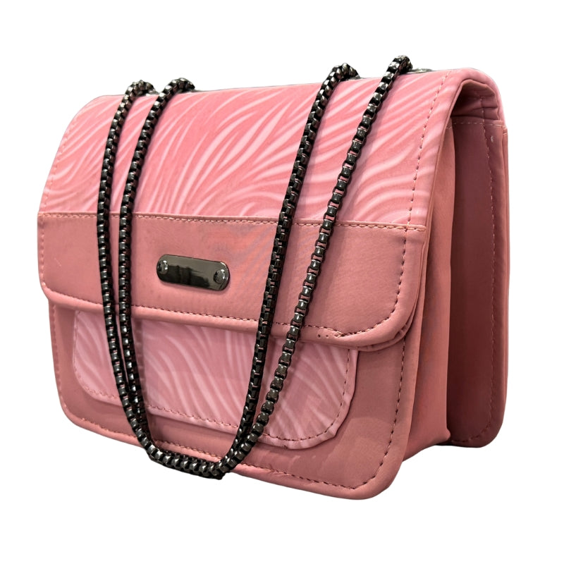 Elegant faux leather shoulder bag