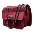 Elegant faux leather shoulder bag