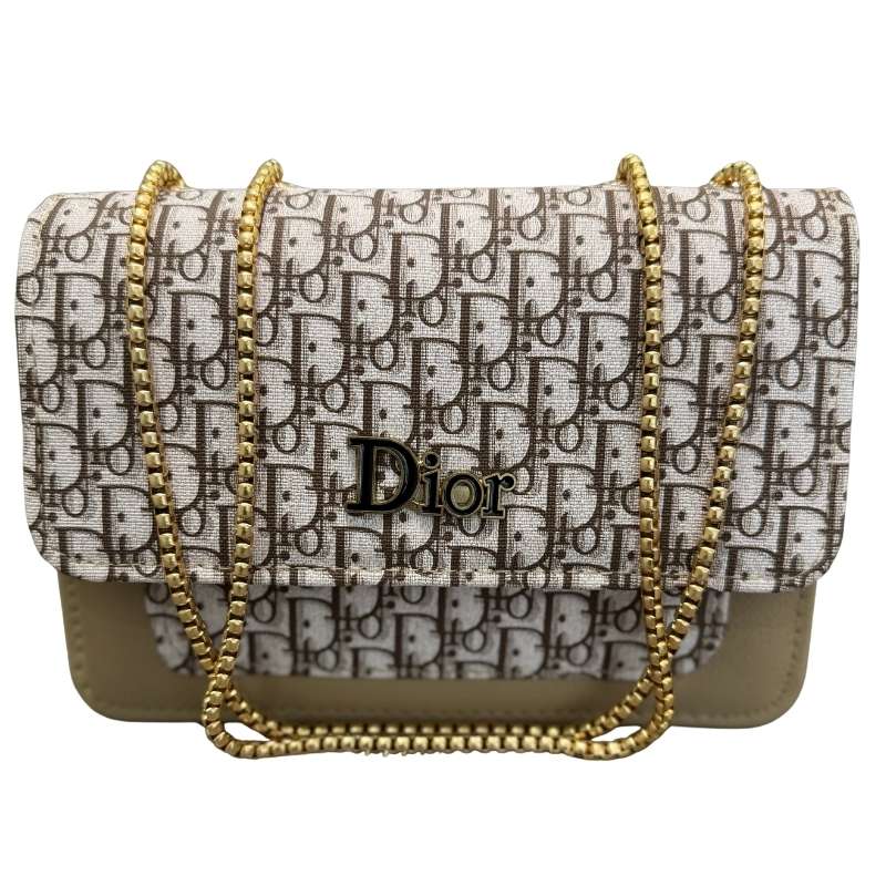 Elegant Dior designer flap clutch