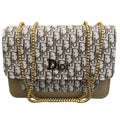 Elegant Dior designer flap clutch