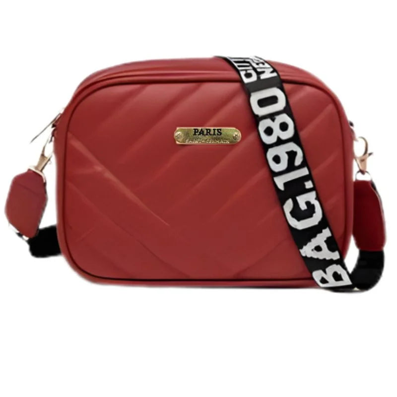 Trendy durable leather shoulder bag