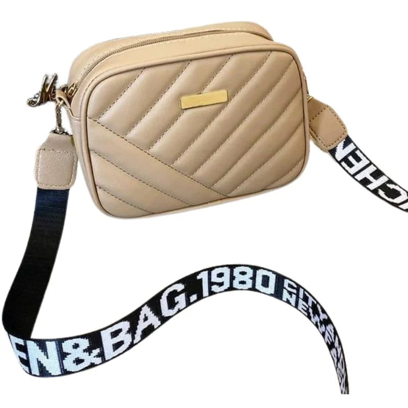 Trendy durable leather shoulder bag