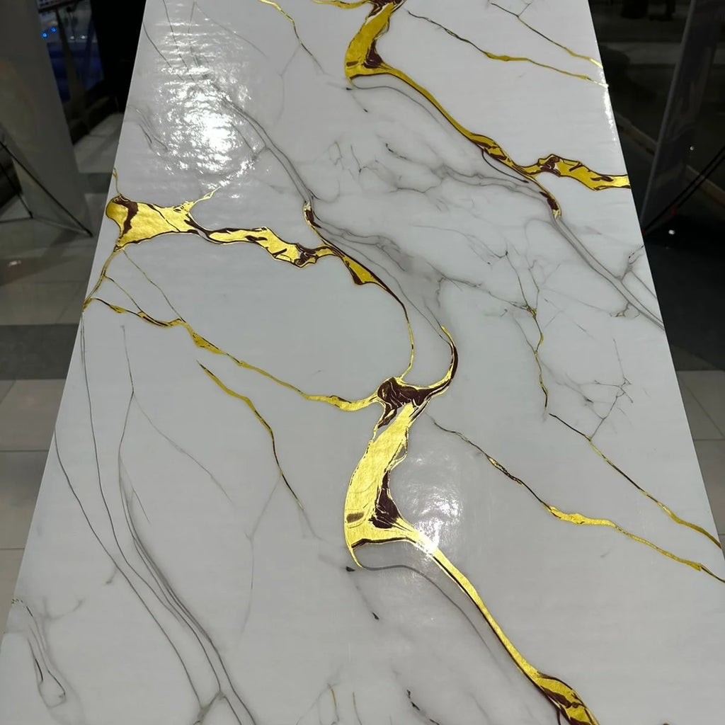 Elegant waterproof marble sheet sticker