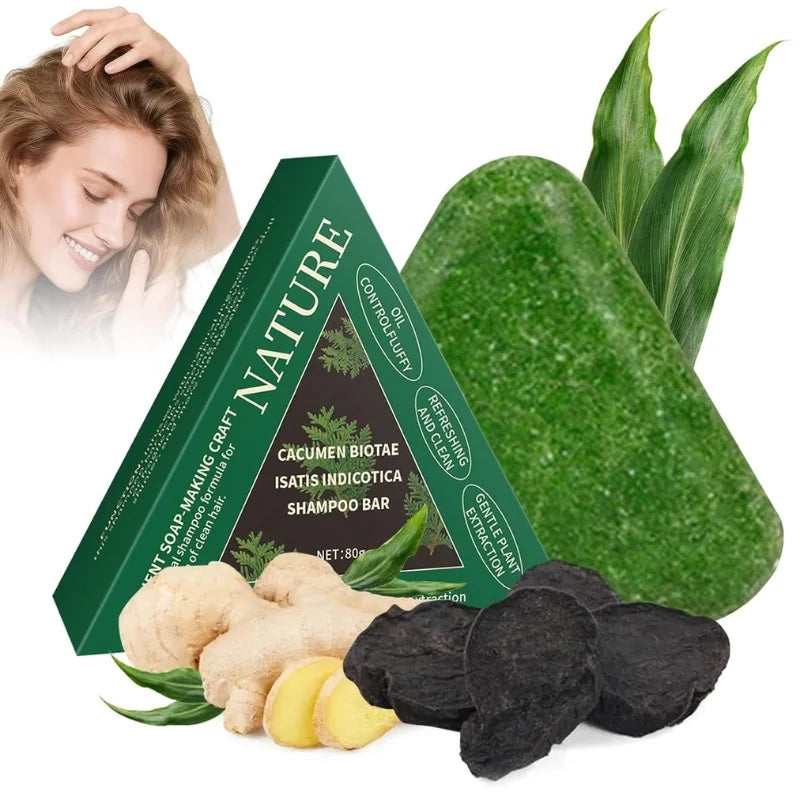 Plant-based herbal shampoo bar
