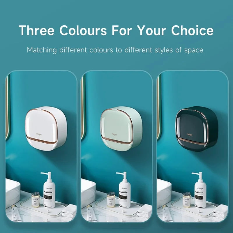 Wall-mounted soap holder