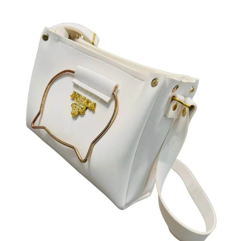 Elegant Cat Handle Handbag for Girls & Ladies