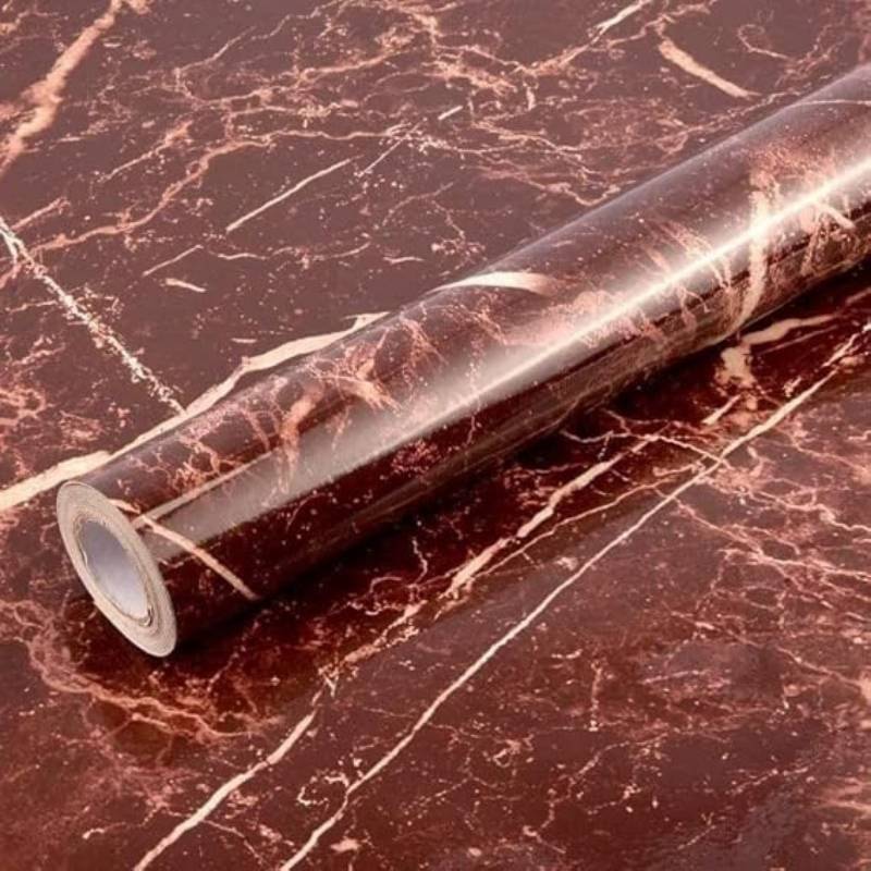 Elegant waterproof marble sheet sticker