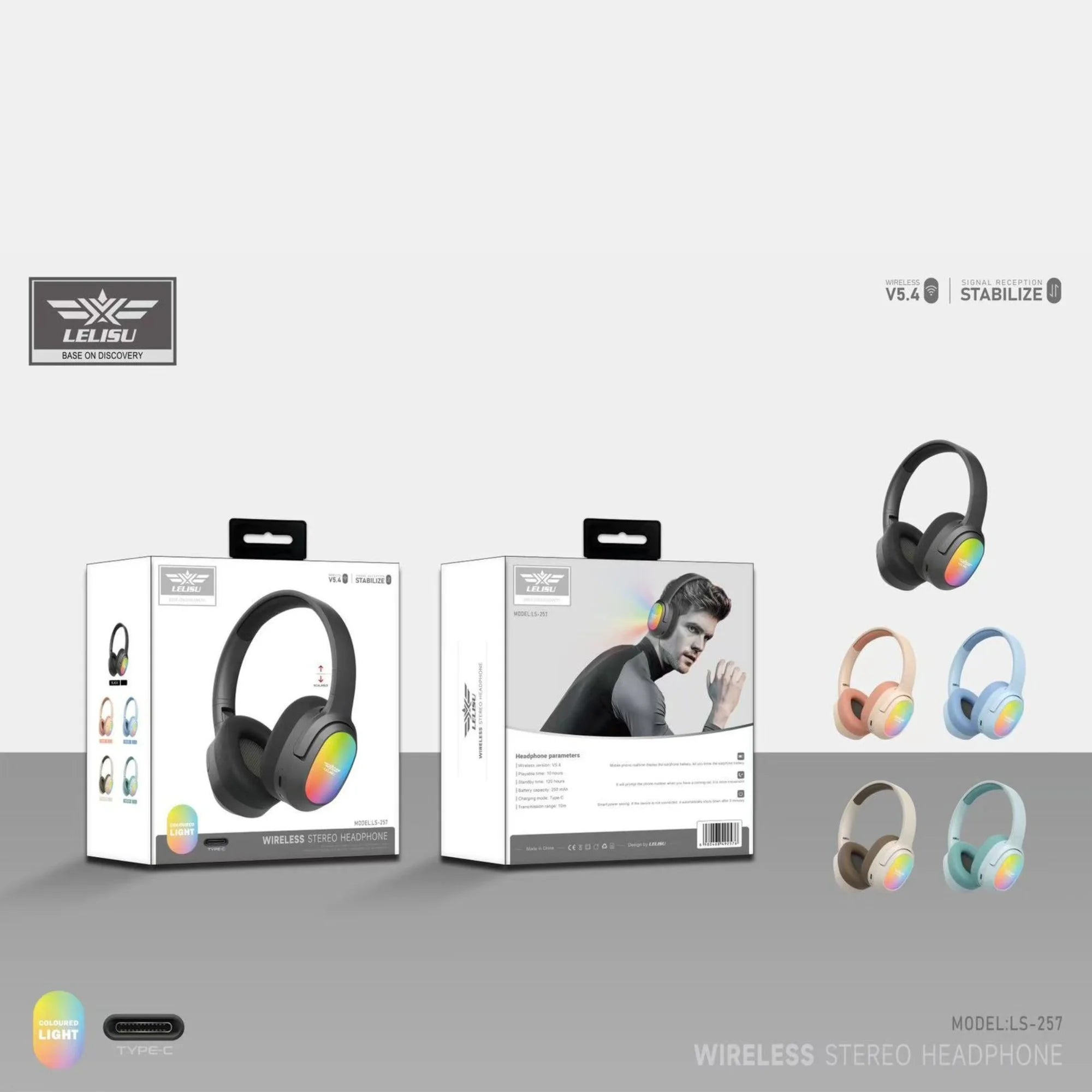 Bluetooth Over-Ear Stereo Headphones