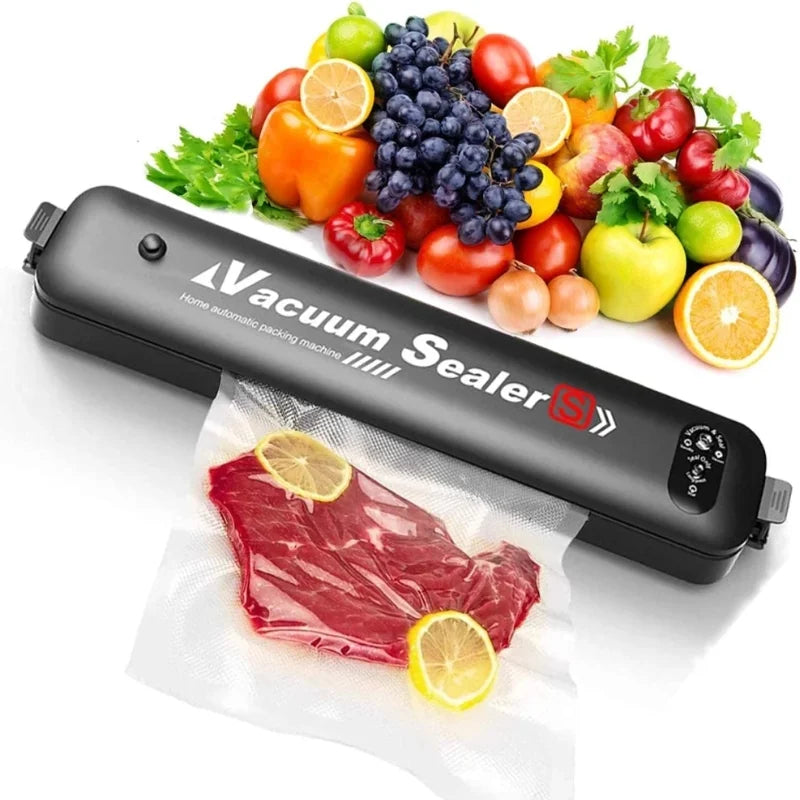 Automatic compact vacuum food sealer
