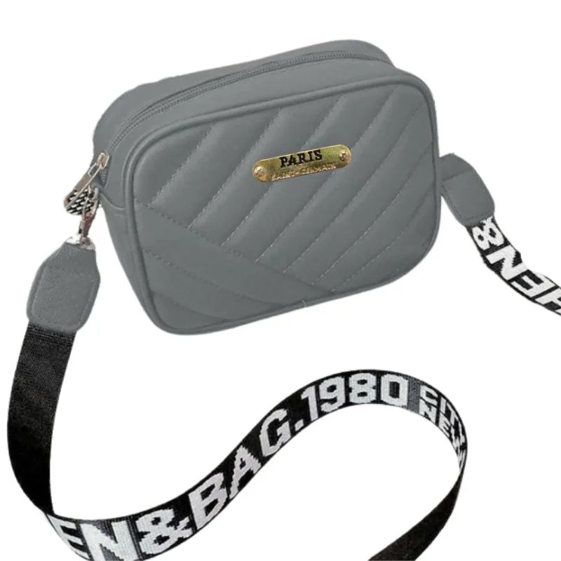 Trendy durable leather shoulder bag