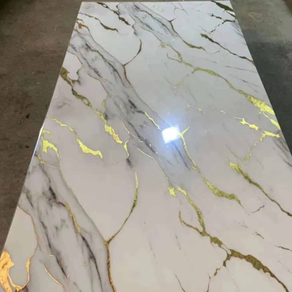 Elegant waterproof marble sheet sticker