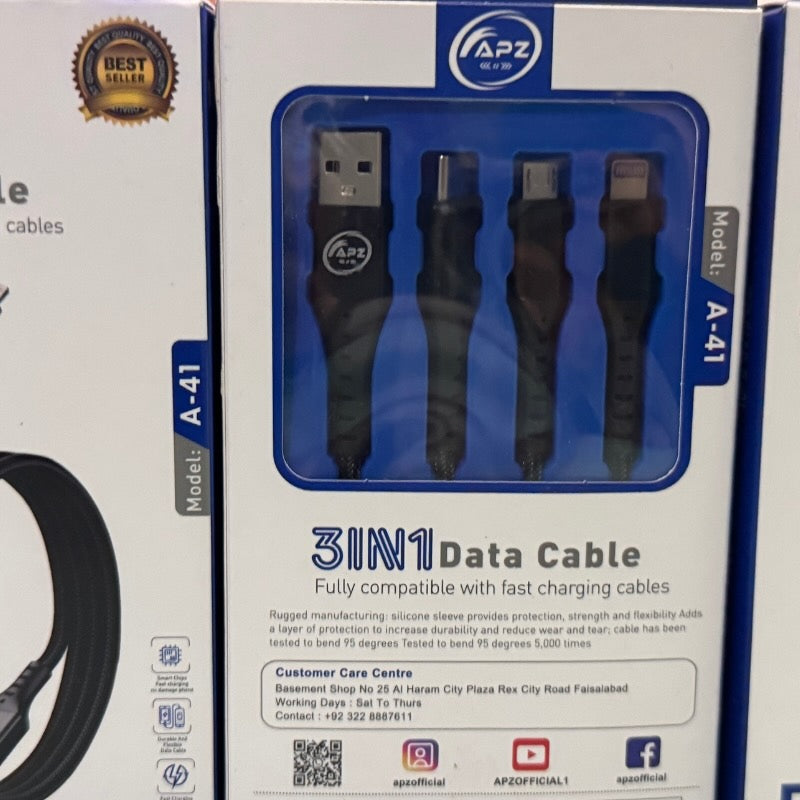 Universal fast charging data cable