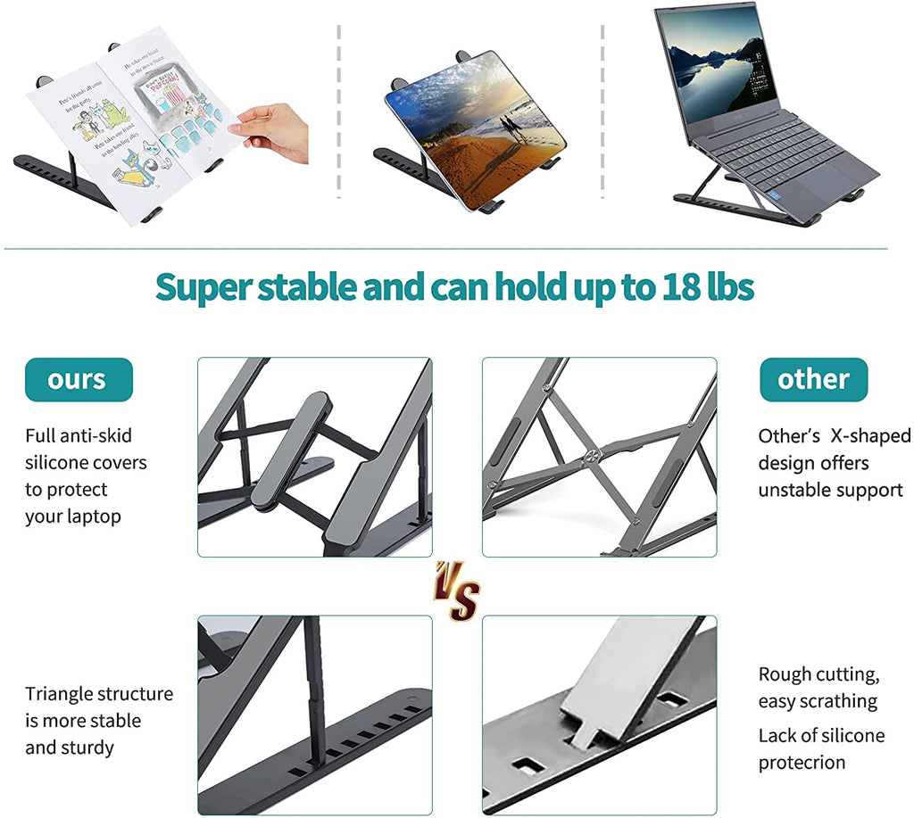 Laptop Stand with High Quality Plastic