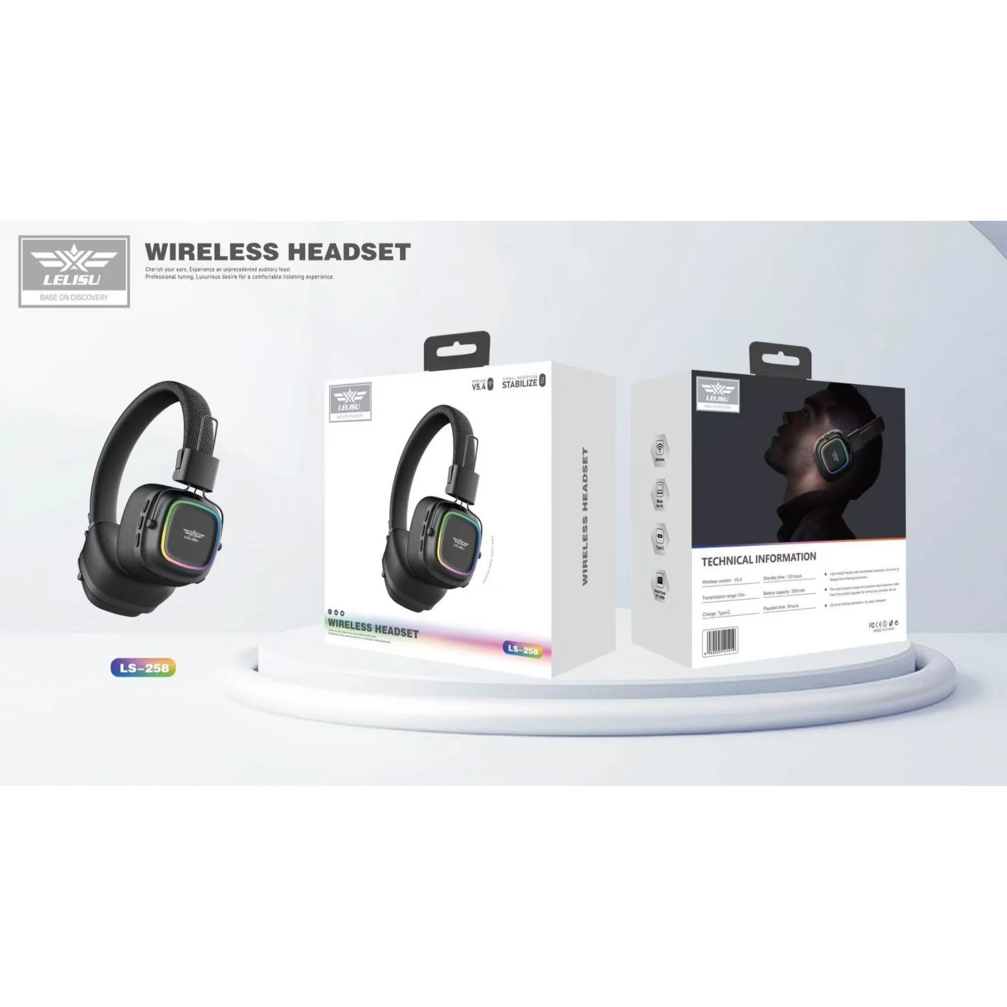 Bluetooth Over-Ear Stereo Headphones