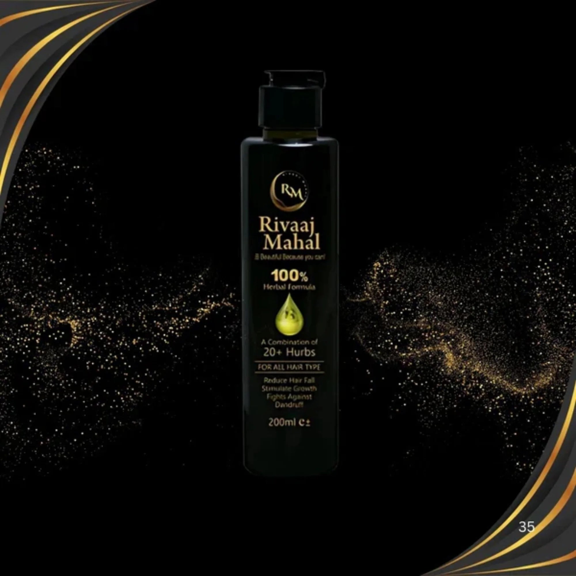Herbal nourishing hair oil
