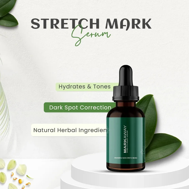 Herbal stretch mark serum