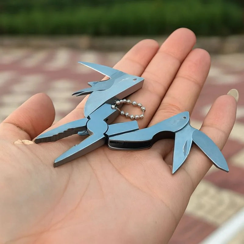 Stainless Steel Outdoor Portable Multitool Plier Knife