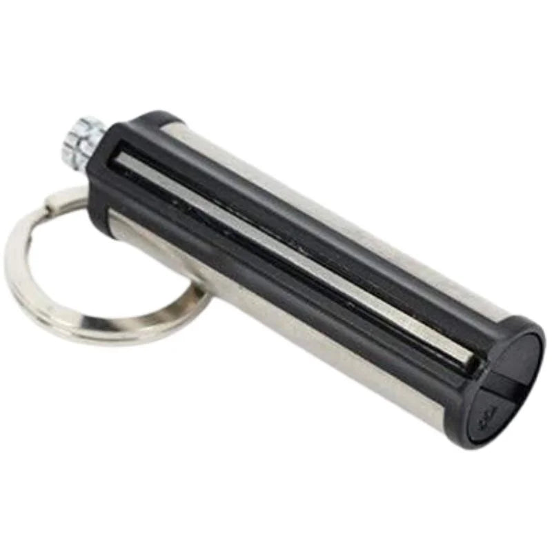 Permanent Match Striker Flint Stone Lighter with Keychain