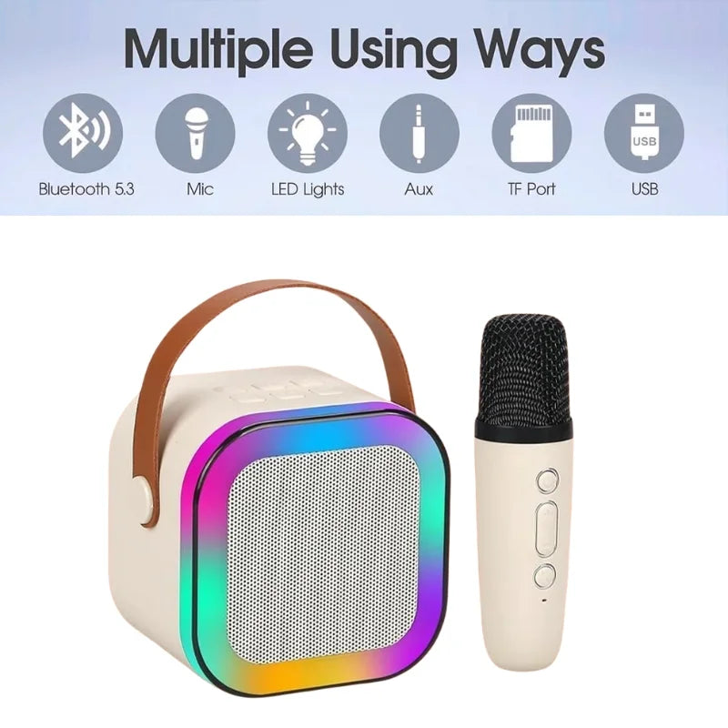 Portable karaoke speaker system