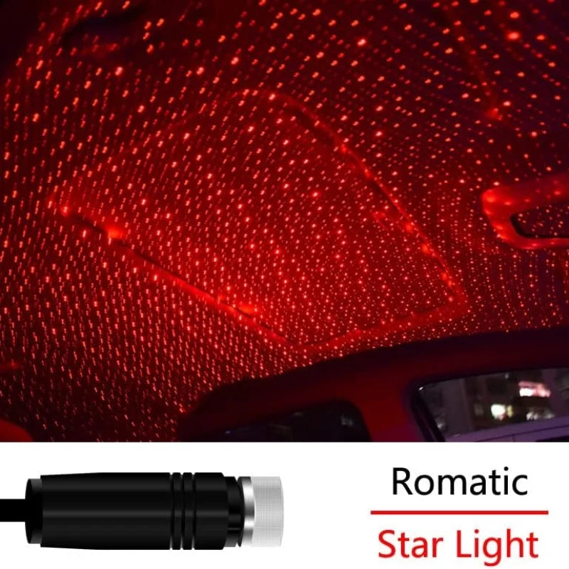 Mini star projector for ambiance
