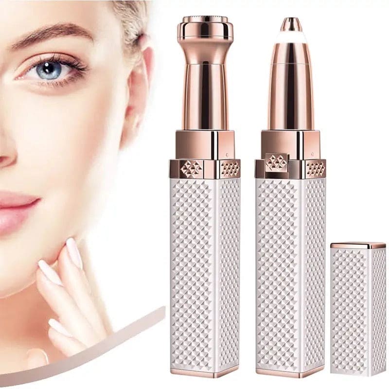 Silver Facial Hair Remover & Eyebrow Trimmer